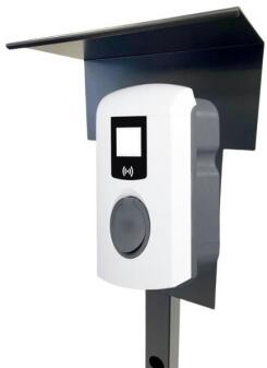 Ladesäule passend für Alfen Eve Single Pro-line Wallbox mit Dach | Stele | Standsäule