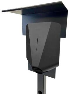 Ladesäule passend für Easee Wallbox mit Dach Stele Standsäule